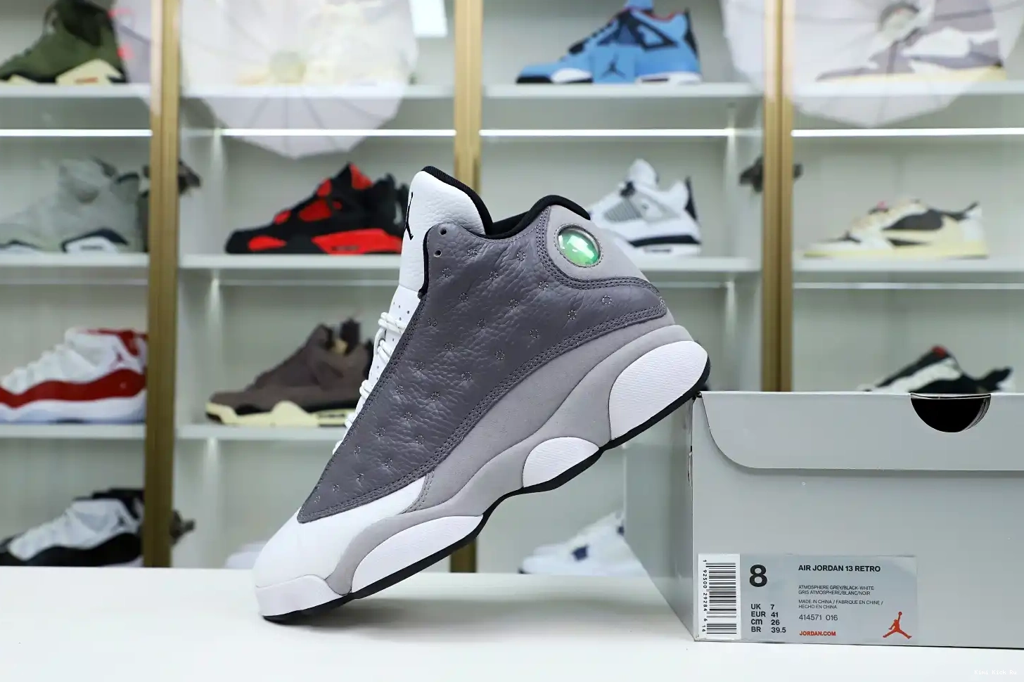 AIR Kimikick 13 'ATMOSPHERE GREY' JORDAN RETRO -414571-016 0802